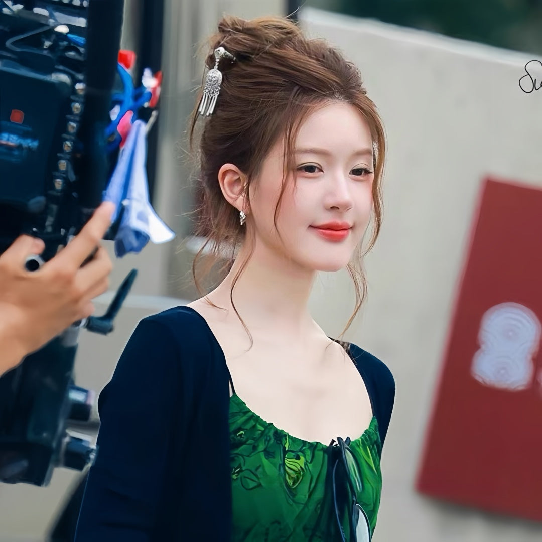 New Chinese Style Silver Hairpin – Rocking Tassel Hair Accessory, Bridal & Cosplay Hair Jewelry